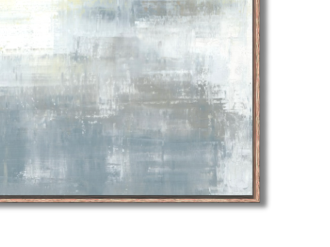 White & Gold on Grey, 2021 | Original Painting