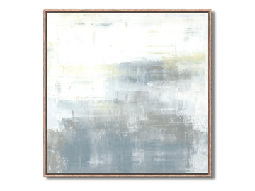 White & Gold on Grey, 2021 | Original Painting