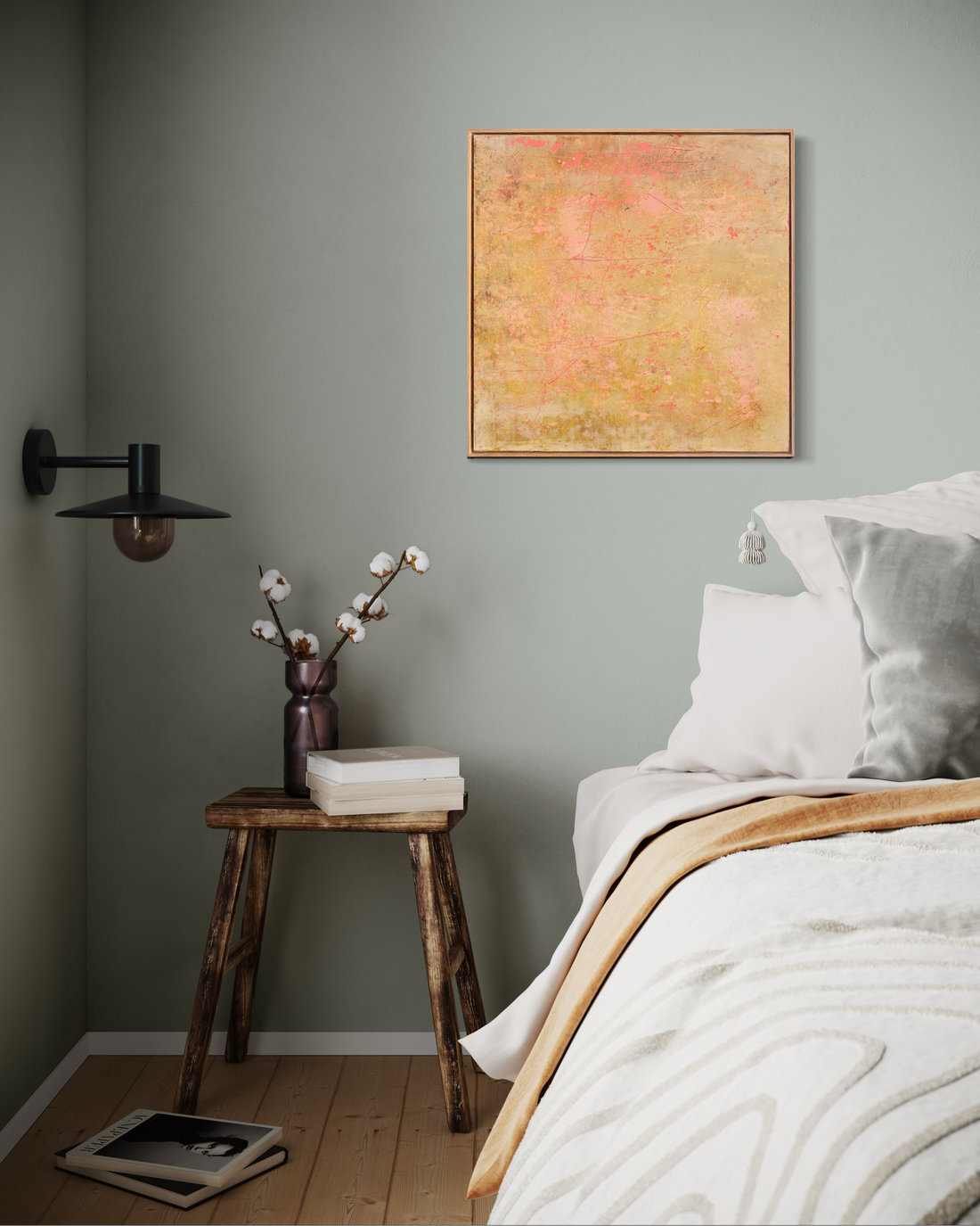 Faded Facade, 2025 | Original Painting (Framed)