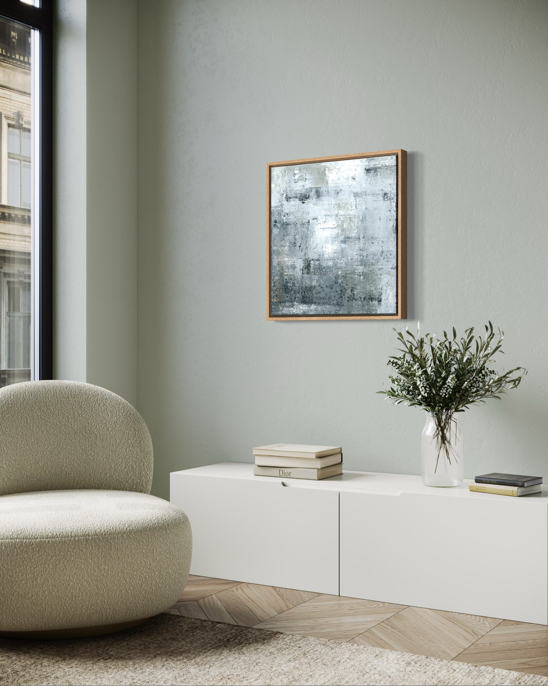 Concrete & Moss | Canvas Print